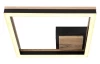 Stropní LED osvětlení Beatrix 27 cm, kov/dřevo