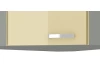 Horní rohová kuchyňská skříňka Karmen 60/60 cm, šedá/krémová