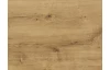Šatní skříň se zrcadlem Emden, 135 cm, prkenný dub/grafit
