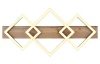Stropní LED osvětlení Beatrix 61 cm, kov/dřevo