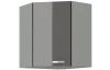 Horní rohová kuchyňská skříňka Grey 60/60 cm