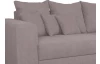 Široká pohovka Rosa, růžová látka