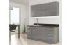 Přední panel na vestavnou kuchyňskou myčku Grey NAR G-72, šířka 60 cm