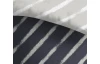 Povlečení Estella 200x200 cm, pruhované modro-šedé,  renforcé