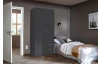 Šatní skříň Case, 91 cm, tmavě šedá