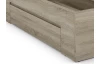 Postel se zásuvkami Carlos 140x200, dub sonoma