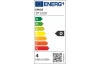 LED žárovka Filament mini globe, E14, 3,4 W, 470 lm