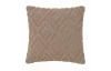 Dekorační polštář Boho rabbit 45x45 cm, taupe