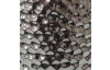 Váza Modern 24 cm, stříbrná, atypický tvar