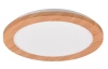 Stropní LED osvětlení Camillus 26 cm, kulaté, imitace dřeva