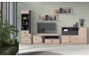 TV skříňka Ancona, 125 cm, dub estana/antracit