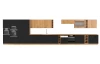 Horní kuchyňská skříňka Modena, 45 cm, dub artisan