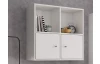 Nástěnný regál se 4 přihrádkami Jerry, bílý