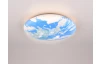 Stropní LED osvětlení Terra 37 cm, motiv Země