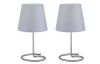 Stolní lampička - set 2 ks Twin, šedá