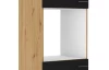 Kuchyňská skříň pro vestavnou troubu Modena, 60 cm, dub artisan/černá