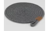 Podložka pod hrnec LifeStyle 20 cm, tmavě šedá bavlna