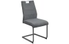 Jídelní židle Lutz, středně šedá látka