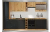Horní kuchyňská skříňka Modena, 80 cm, dub artisan