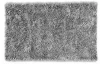 Koupelnová předložka Ella 50x80 cm, stříbrná