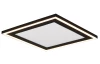 Stropní/nástěnné LED osvětlení Carus 33x33 cm, černé
