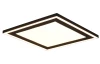 Stropní/nástěnné LED osvětlení Carus 33x33 cm, černé