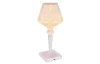 Stolní LED lampa Gixi 26 cm, imitace křišťálů