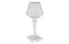 Stolní LED lampa Gixi 26 cm, imitace křišťálů
