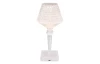 Stolní LED lampa Gixi 26 cm, imitace křišťálů