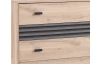 Komoda se šuplíky Ancona, 135 cm, dub estana/antracit
