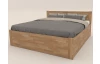 Postel s úložným prostorem Fava Box 180x200 cm, přírodní buk