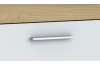 Komoda Brilon, 135 cm, dub artisan/bílá