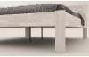 Rohová postel se zástěnou vlevo Fava L 180x200 cm, bělený buk