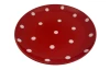 Dezertní talíř Dots 18,6 cm, červený puntíkatý