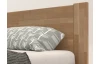Rohová postel se zástěnou vlevo Fava L 180x200 cm, přírodní buk