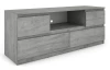 TV skříňka Carlos, šedý beton, šířka 140 cm