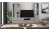 TV skříňka Carlos, šedý beton, šířka 140 cm