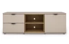TV skříňka se zásuvkami Avola, 140 cm, béžová kašmír/dub cremona