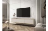 Závěsná TV skříňka Orfeo, 175 cm, béžová/zlatá