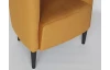 Křeslo Navara, hořčicová žlutá látka