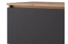 Závěsná TV skříňka Asko Living, 135 cm, dub artisan/antracit