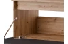 Závěsná TV skříňka Asko Living, 135 cm, dub artisan/antracit