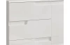 Skříňka se zásuvkami Spice, lesklá bílá