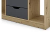 TV stolek Sten 100 cm, dub artisan/grafit