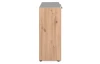 Úložná skříňka Santio 89 cm, dub artisan/antracit