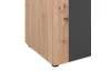 Úložná skříňka Santio 89 cm, dub artisan/antracit