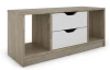 TV stolek Sten 100 cm, dub sonoma/bílý