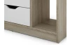 TV stolek Sten 100 cm, dub sonoma/bílý