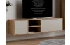 Závěsná TV skříňka Asko Living, 149,5 cm, béžová kašmír