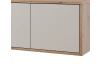 Závěsná TV skříňka Asko Living, 149,5 cm, béžová kašmír